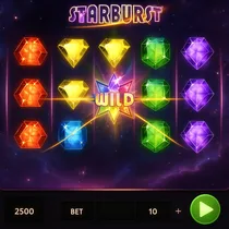 BoomsBet - Starburst Slot Game - NetEnt